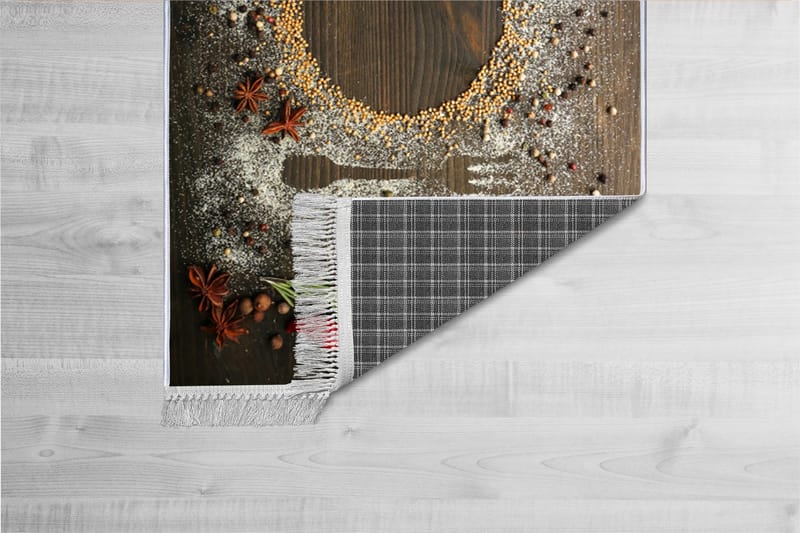 Homefesto Matta 140x220 cm, Multifärgad/Sammet