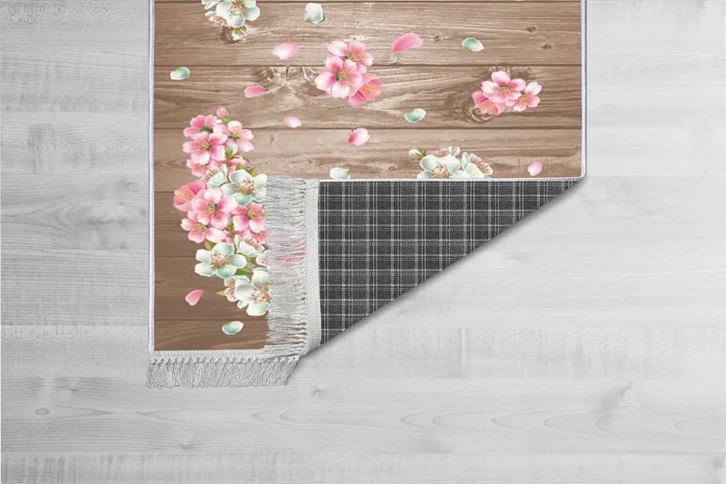 Homefesto Matta 140x220 cm, Multifärgad/Sammet