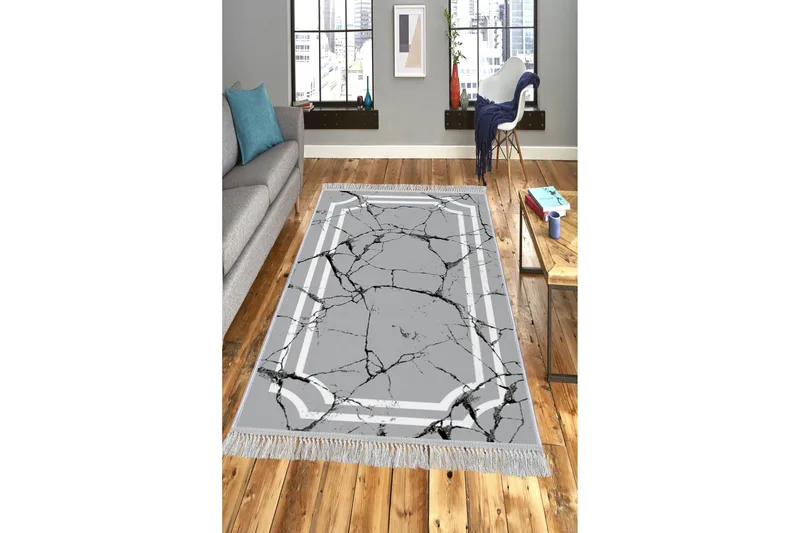 Homefesto Matta 140x220 cm, Multifärgad/Sammet