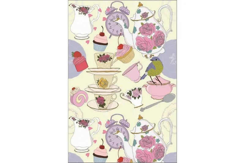 Homefesto Matta 140x220 cm - Multifärgad/Sammet - Textilier & mattor - Mattor - Orientaliska mattor - Persisk matta