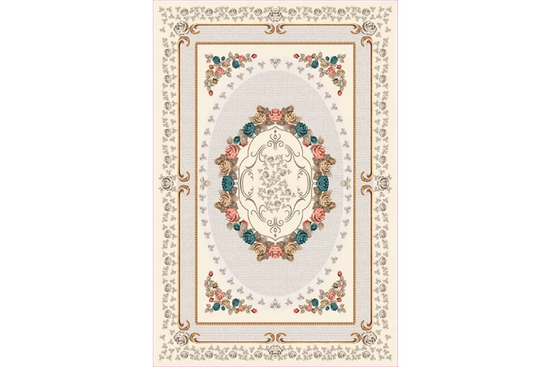 Homefesto Matta 140x220 cm - Multifärgad/Sammet - Textilier & mattor - Mattor - Orientaliska mattor - Persisk matta