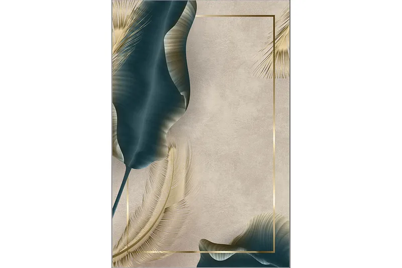 Homefesto Matta 140x220 cm - Multifärgad/Sammet - Textilier & mattor - Mattor - Orientaliska mattor - Persisk matta