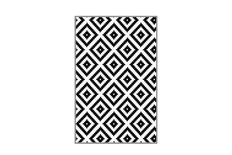 Homefesto Matta 160x230 cm, Multifärgad