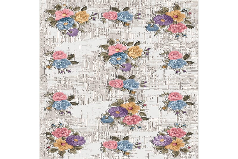 Homefesto Matta 160x230 cm, Multifärgad