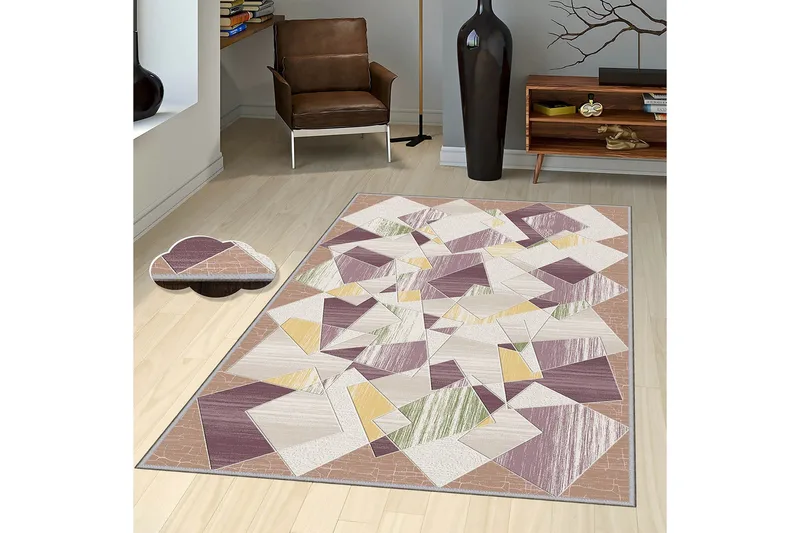 Homefesto Matta 160x230 cm, Multifärgad