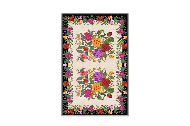 Homefesto Matta 160x230 cm, Multifärgad