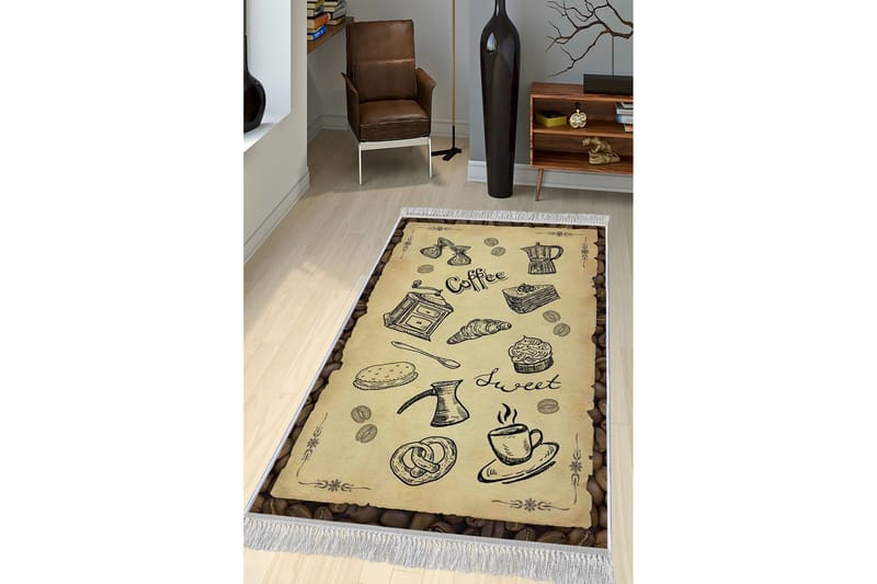 HOMEFESTO Matta 160x230 cm Multifärgad/Sammet - Persisk matta - Orientaliska mattor