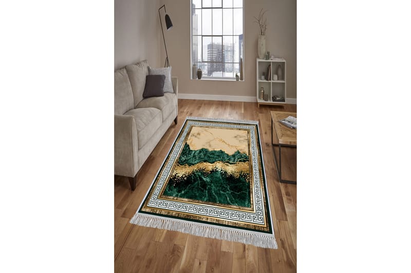 HOMEFESTO Matta 160x230 cm Multifärgad/Sammet - Persisk matta - Orientaliska mattor