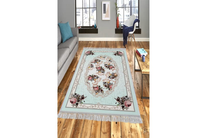 HOMEFESTO Matta 160x230 cm Multifärgad/Sammet - Textilier & mattor - Mattor - Orientaliska mattor - Persisk matta