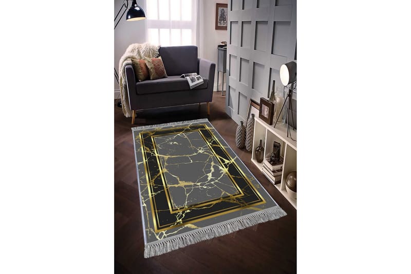 HOMEFESTO Matta 160x230 cm Multifärgad/Sammet - Persisk matta - Orientaliska mattor