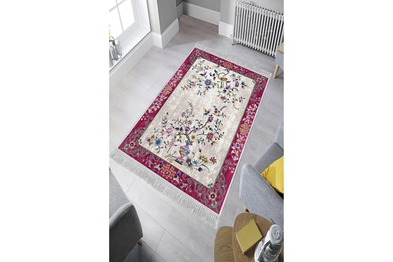 HOMEFESTO Matta 160x230 cm Multifärgad/Sammet - Persisk matta - Orientaliska mattor