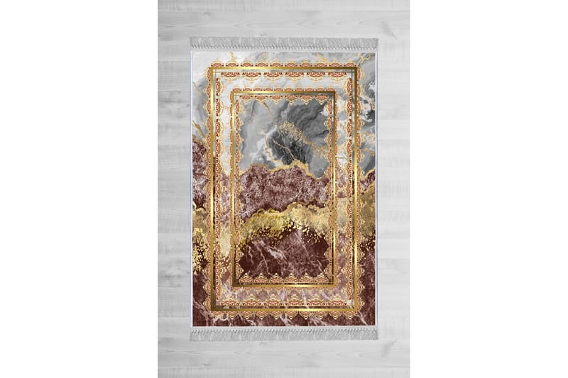 HOMEFESTO Matta 160x230 cm Multifärgad/Sammet - Persisk matta - Orientaliska mattor