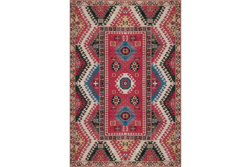 HOMEFESTO Matta 160x230 cm Multifärgad/Sammet - Textilier & mattor - Mattor - Orientaliska mattor - Persisk matta