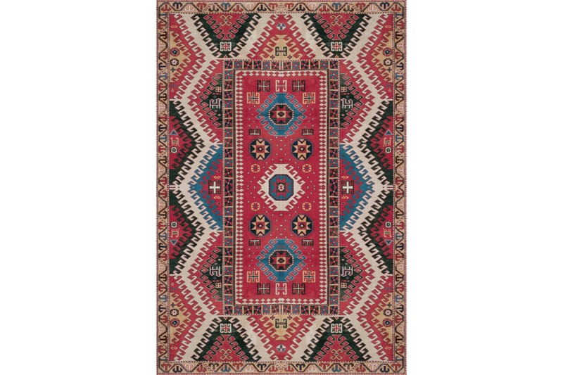 HOMEFESTO Matta 160x230 cm Multifärgad/Sammet - Persisk matta - Orientaliska mattor