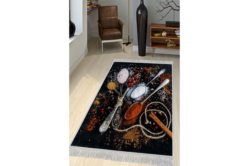 HOMEFESTO Matta 160x230 cm Multifärgad/Sammet - Persisk matta - Orientaliska mattor