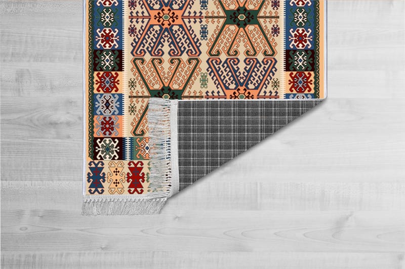 HOMEFESTO Matta 160x230 cm Multifärgad/Sammet - Persisk matta - Orientaliska mattor