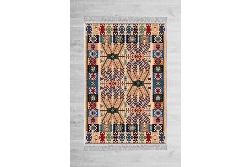 HOMEFESTO Matta 160x230 cm Multifärgad/Sammet - Persisk matta - Orientaliska mattor