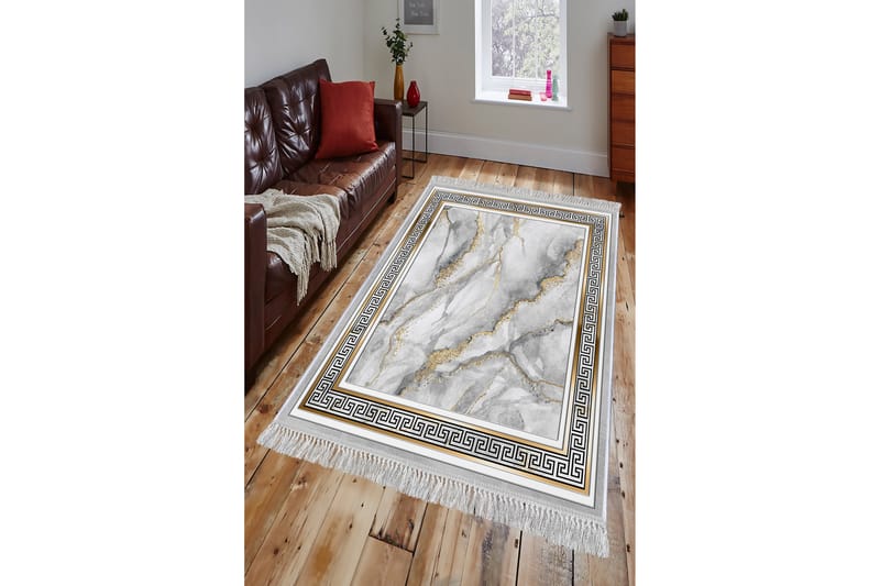 HOMEFESTO Matta 160x230 cm Multifärgad/Sammet - Persisk matta - Orientaliska mattor