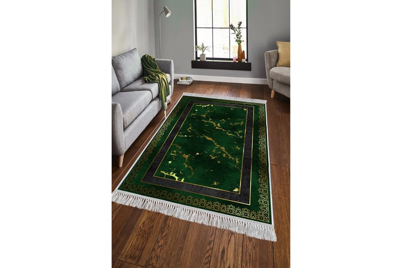 HOMEFESTO Matta 160x230 cm Multifärgad/Sammet - Persisk matta - Orientaliska mattor