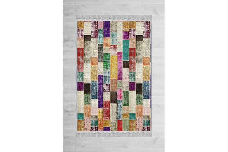 HOMEFESTO Matta 160x230 cm Multifärgad/Sammet - Persisk matta - Orientaliska mattor