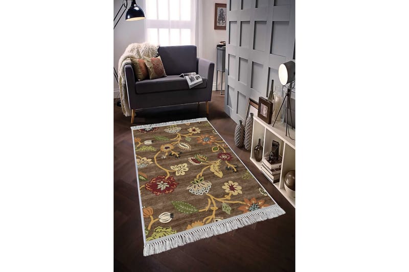 HOMEFESTO Matta 160x230 cm Multifärgad/Sammet - Persisk matta - Orientaliska mattor