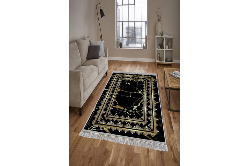 HOMEFESTO Matta 160x230 cm Multifärgad/Sammet - Persisk matta - Orientaliska mattor