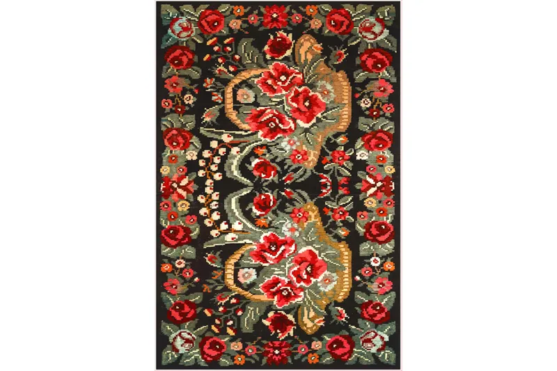 Homefesto Matta 160x230 cm - Multifärgad/Sammet - Textilier & mattor - Mattor - Orientaliska mattor - Persisk matta