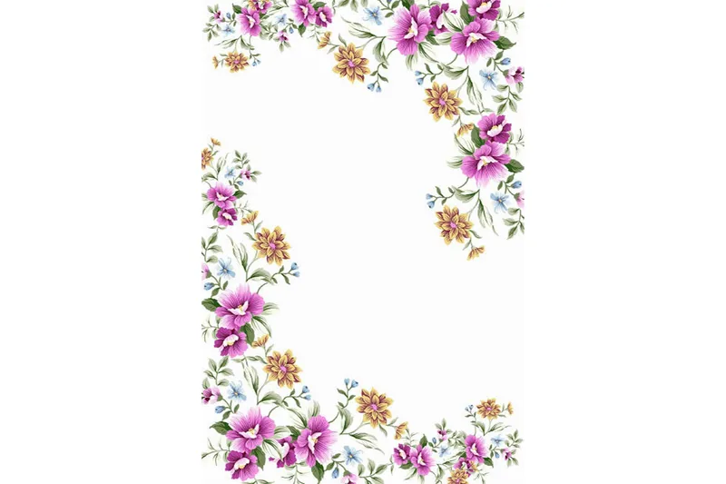 Homefesto Matta 160x230 cm, Multifärgad/Sammet