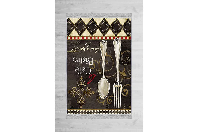 Homefesto Matta 160x230 cm, Multifärgad/Sammet