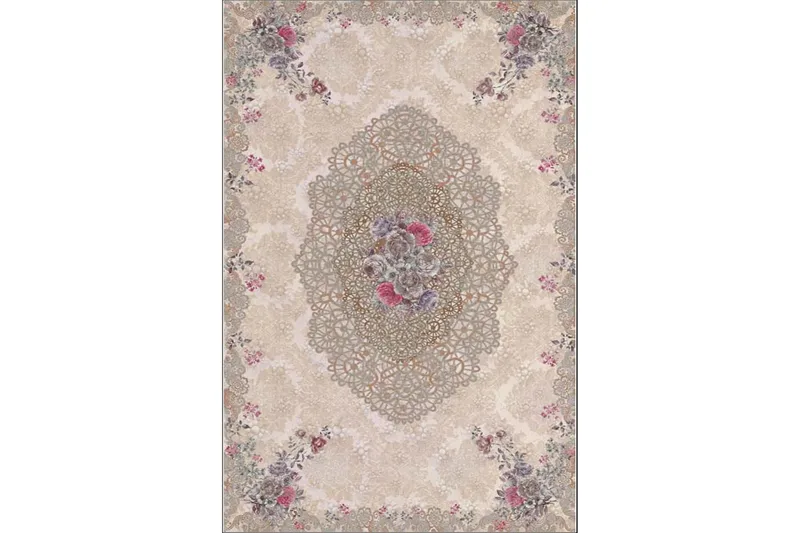 Homefesto Matta 160x230 cm - Multifärgad/Sammet - Textilier & mattor - Mattor - Orientaliska mattor - Persisk matta