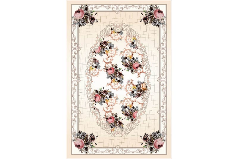 Homefesto Matta 160x230 cm - Multifärgad/Sammet - Textilier & mattor - Mattor - Orientaliska mattor - Persisk matta