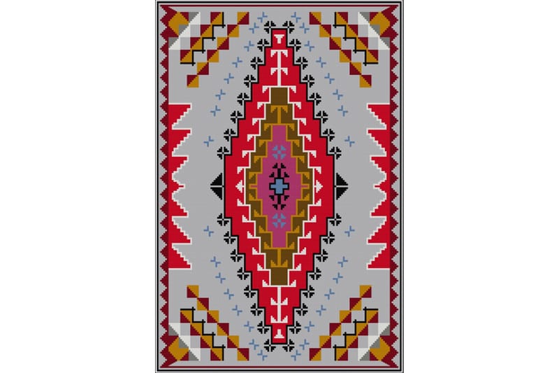 Homefesto Matta 160x230 cm - Multifärgad/Sammet - Textilier & mattor - Mattor - Orientaliska mattor - Persisk matta