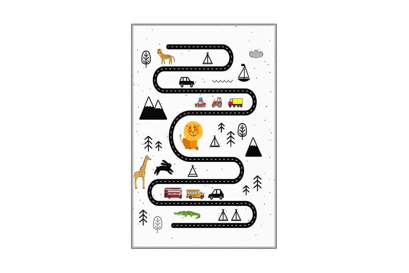 Homefesto Matta 180x280 cm, Multifärgad