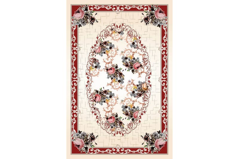 HOMEFESTO Matta 180x280 cm Multifärgad/Sammet - Textilier & mattor - Mattor - Orientaliska mattor - Persisk matta