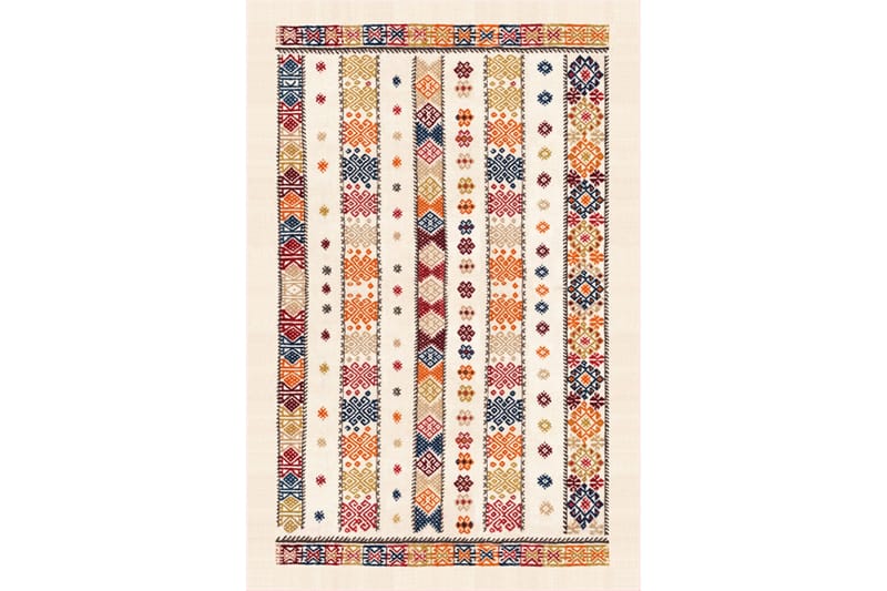 HOMEFESTO Matta 180x280 cm Multifärgad/Sammet - Textilier & mattor - Mattor - Orientaliska mattor - Persisk matta