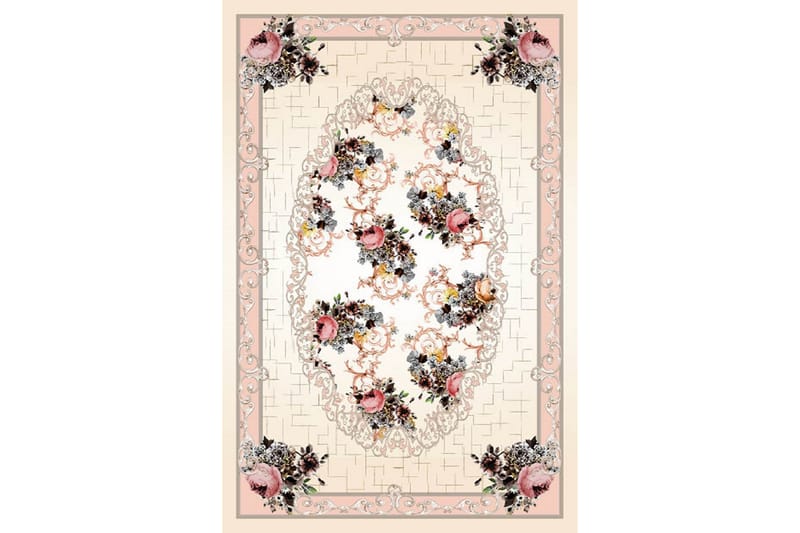 HOMEFESTO Matta 180x280 cm Multifärgad/Sammet - Textilier & mattor - Mattor - Orientaliska mattor - Persisk matta