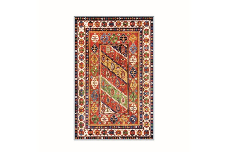 HOMEFESTO Matta 80x120 cm Multifärgad - Persisk matta - Orientaliska mattor