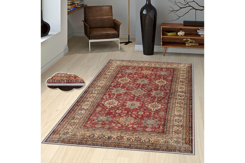 HOMEFESTO Matta 80x120 cm Multifärgad - Persisk matta - Orientaliska mattor