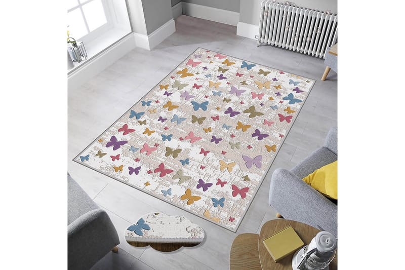 HOMEFESTO Matta 80x120 cm Multifärgad