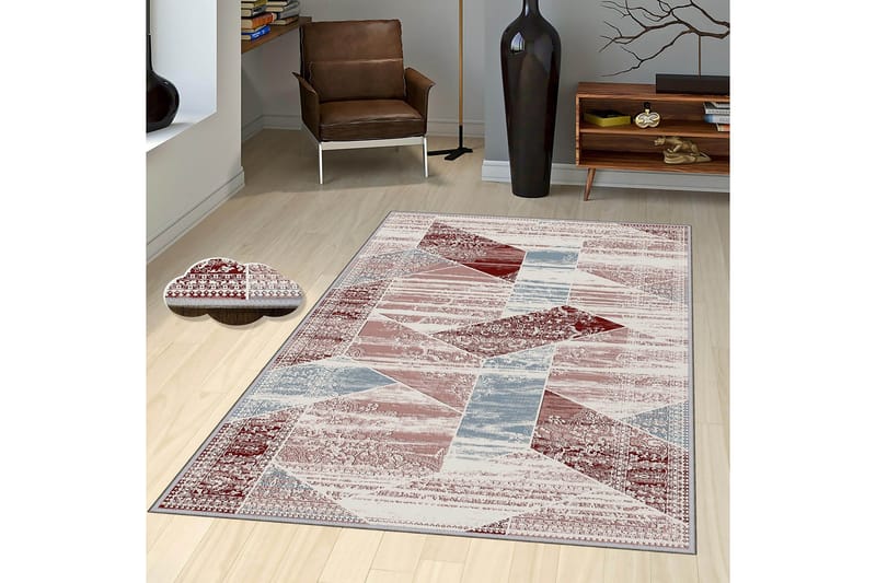 HOMEFESTO Matta 80x120 cm Multifärgad - Persisk matta - Orientaliska mattor