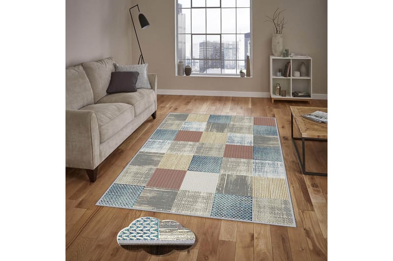 HOMEFESTO Matta 80x120 cm Multifärgad