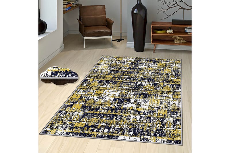 HOMEFESTO Matta 80x120 cm Multifärgad - Persisk matta - Orientaliska mattor