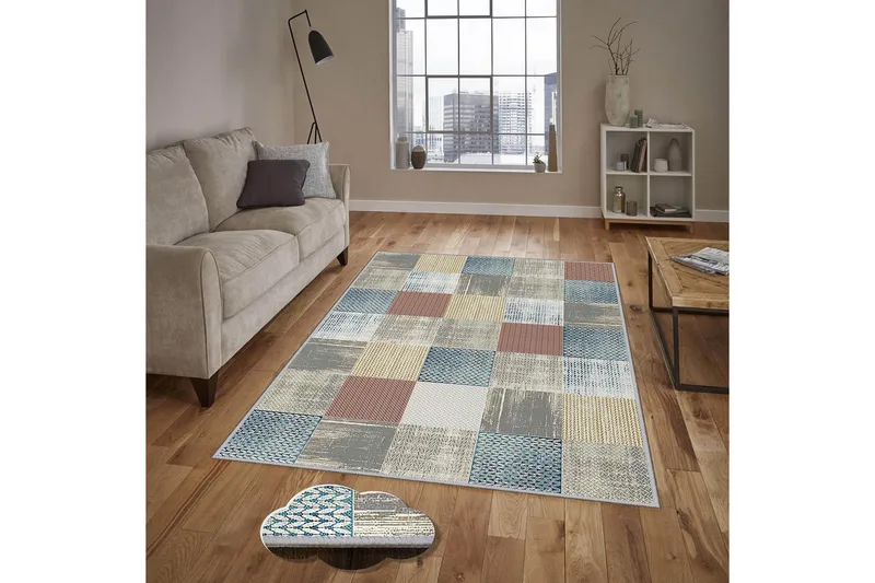 Homefesto Matta 80x120 cm, Multifärgad