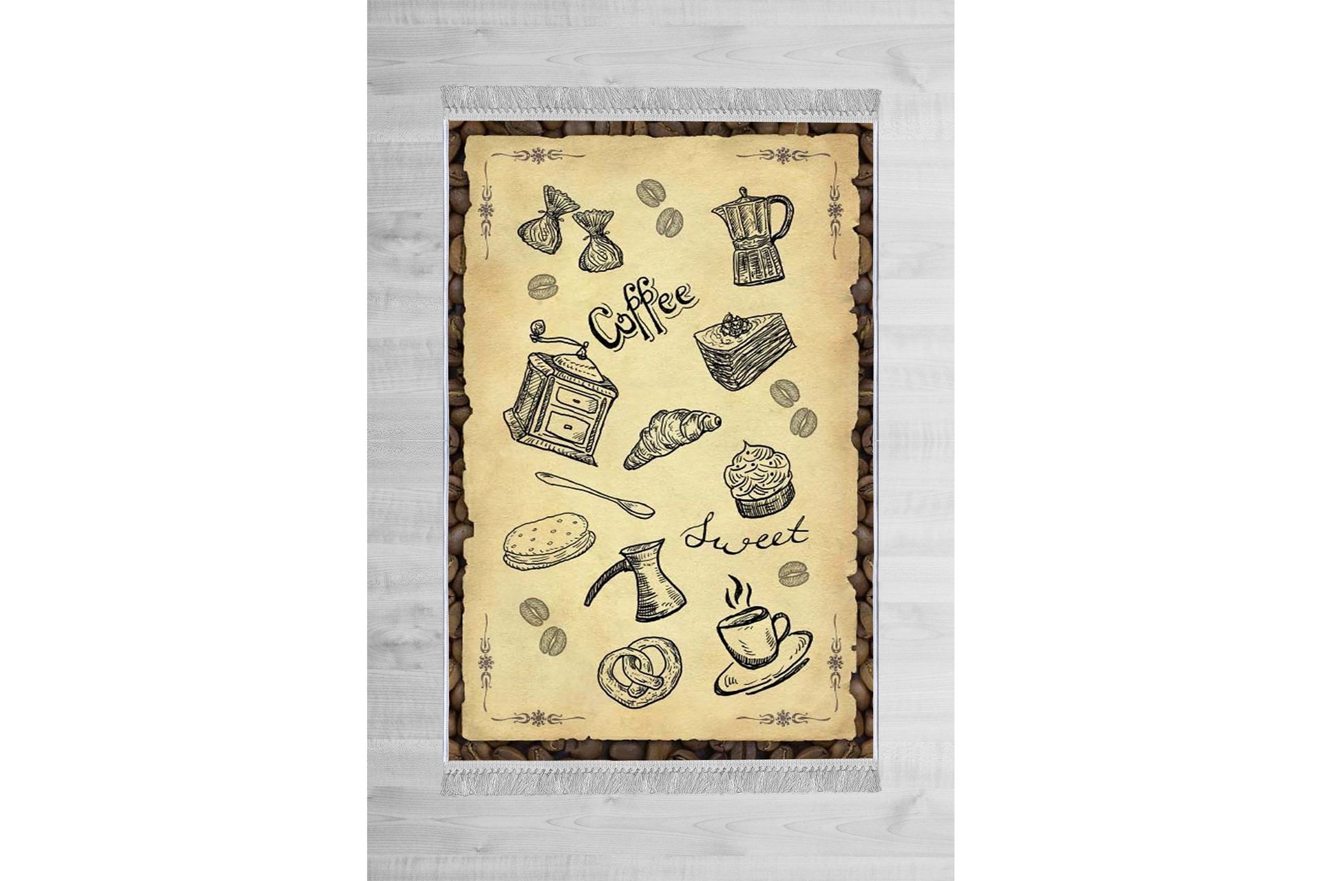 HOMEFESTO Matta 80x120 cm Multifärgad/Sammet - Textilier & mattor - Mattor - Orientaliska mattor - Persisk matta