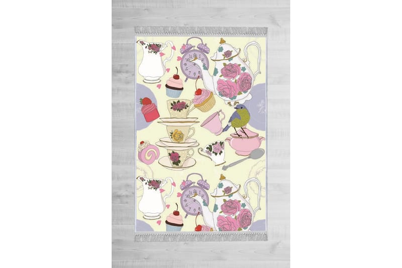 HOMEFESTO Matta 80x120 cm Multifärgad/Sammet - Textilier & mattor - Mattor - Orientaliska mattor - Persisk matta