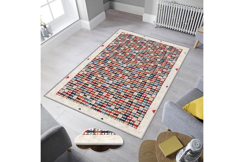HOMEFESTO Matta 80x150 cm Multifärgad - Persisk matta - Orientaliska mattor