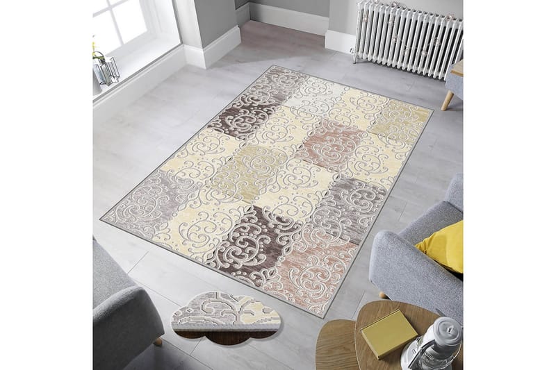HOMEFESTO Matta 80x150 cm Multifärgad - Textilier & mattor - Mattor - Orientaliska mattor - Persisk matta
