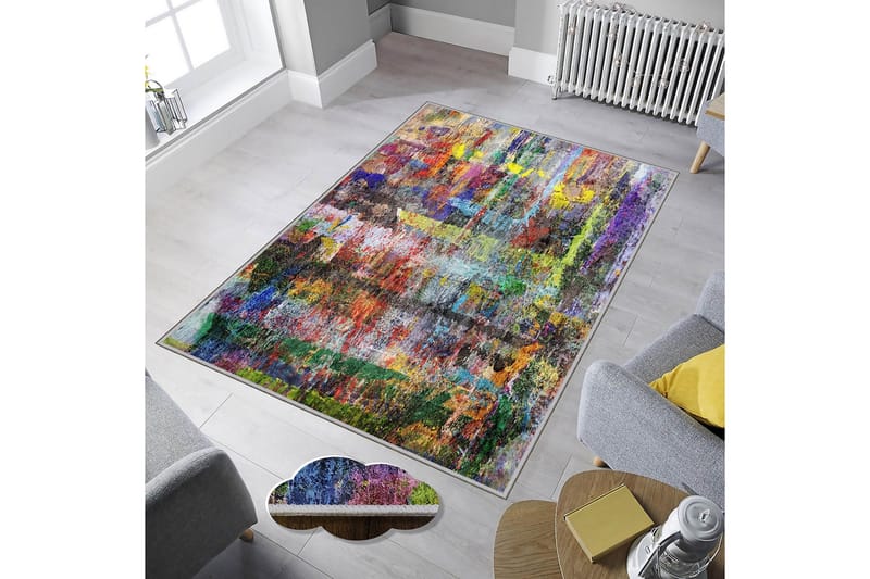 HOMEFESTO Matta 80x150 cm Multifärgad - Textilier & mattor - Mattor - Orientaliska mattor - Persisk matta