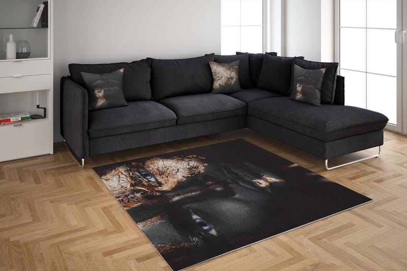 HOMEFESTO Matta 80x150 cm Multifärgad - Persisk matta - Orientaliska mattor