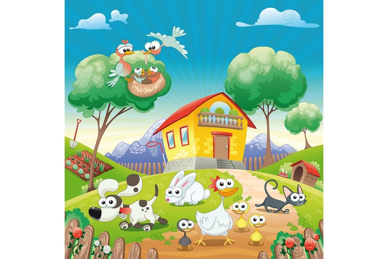 Homefesto Matta 80x150 cm, Multifärgad